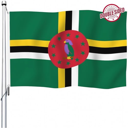 Drapeau Dominicain 180x300cm double face pour extérieur et jardin - 2