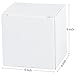 LaRibbons 20Pcs Recycled Gift Boxes - 6 x 6 x 6 inches White Paper Box Kraft Cardboard Boxes with Stickers Cotton String, Perfect for Party, Wedding, Gift Wrap