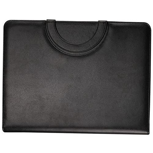 Classeur cuir porte-documents affaires zippé HOMSFOU