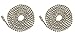 Westinghouse Lighting Corp 3-Feet Beaded Chain, Nickel - Pack 2