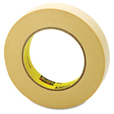 High Performance Masking Tape, .94'' x 60yds, 3'' Core, Total 36 RL, Sold as 1 Carton