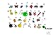 Multilingual ABC trinkets: Spanish Language, 1.5-3cm, 1 Object per Letter