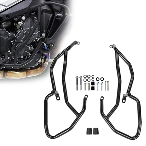 Barre de protection moteur Tracer 9 GT finition noire haute résistance