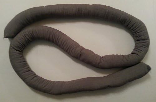 Polvo MEGA-Snake Dual Purpose Draught excluder 4.3 metres Long for Large Garage and Warehouse Doors; Stops Draughts and Soaks Up Water. Stops Blown Snow,