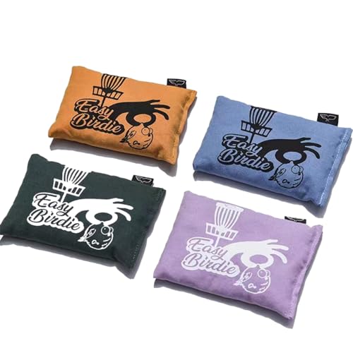 Yikun Disc Golf Grip Bag, Sweat Absorber Dry Hand Pouch, Essential Disc Golf Accessories, Substitute Chalk Bag with Active Aluminum Oxide Granules for Moisture Control(1pc Random Color)