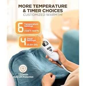 Graphene-Infused Heating Pad 3X Deeper Pain Relief, Weighted Instant Heating Pads for Neck and Shoulders, Heated Wrap w/ 6 Heat Options 4 Auto-Off Timer, Gifts for Mom Women Christmas Birthday Graphene Infused Heating Pad 3X Deeper Pain Relief Weighted Instant Heating Pads for Neck and Shoulders Heated Wrap w 6 Heat Options 4 Auto Off Timer Gifts for Mom Women Christmas Birthday