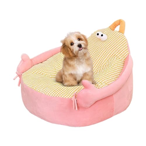 Generico Divano per Gatti | Lettino Rilassante per Cani e Gatti di Taglia Piccola Media - Morbido Cartoon che Riscalda e Rilassante per Dormire in Interior da Pavimento