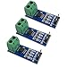 Ferwooh ACS712 20A Range Power Sensor Module Chip ACS712ELC-20A Current Sensor Module Hall Sensor Measurement Module with Power Indicator for Arduino (Pack of 3PCS)