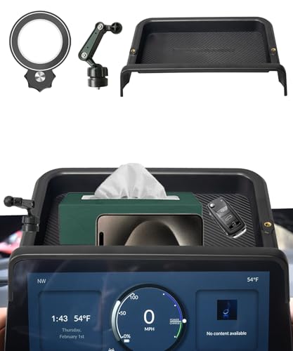 AbeeyGeomarn Car Phone Holder for 2024 2025 Honda Prologue Accessories Apply to 11 Inch Digital Instrument Cluster Screen Fixed Clip Magnetic Cell Phone Mount with Dashboard Storage Tray