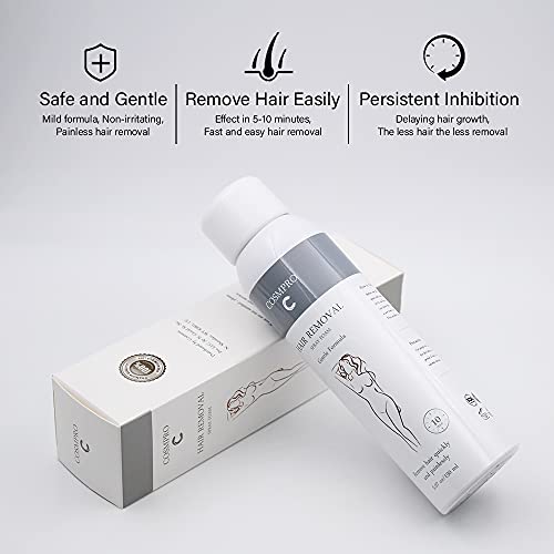 image for COSMPRO Hair Removal Spray Foam, 5.07 oz Hair Removal Cream, Facial Ha