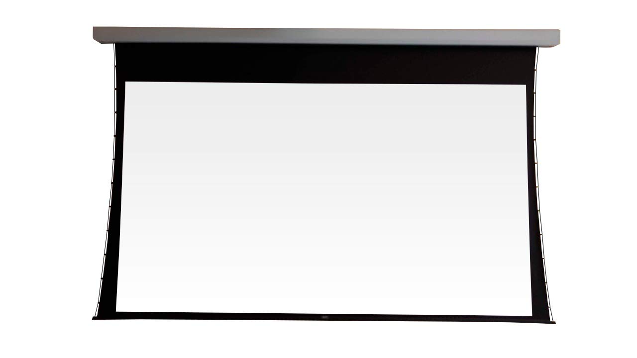 Tela de Projeção 100 Polegadas 16:9 Matte White Elétrica 220v Tensionada com Controle