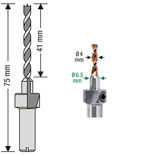 SPAX - Bohrsenker Step drill 4,4 und 6,5 mm, 1 Stück in der Dose - 5000009186049
