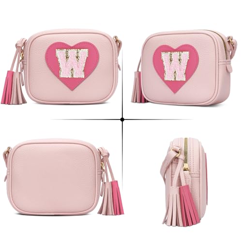 Image of KKXIU Birthday Gifts for Girls Initial Toddler Purse Cute Kids Crossbody Bag