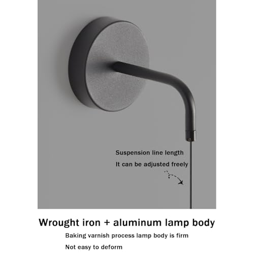 Luz de pared regulable y moderna de 30cm para iluminación interior de pasillos 3