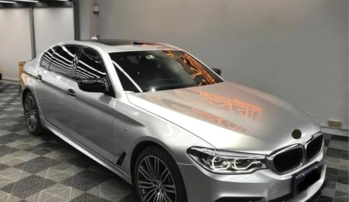 Image of HOME13 Silver Metallic Wrap Car & Bike DIY Wrap Sheet Roll Film Sticker Decal Rated for Automotive & Bike (12 x 160)
