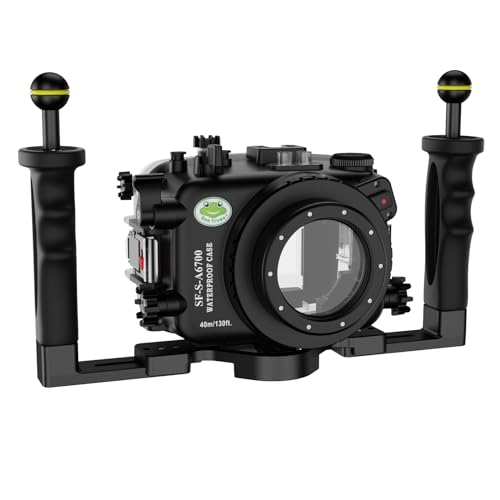 Ficha técnica Sea frogs 130FT/40M Submarina Cámara Submarina Carcasa Impermeable para Sony A6700 A6700-KL1650 - Fernando Cortés