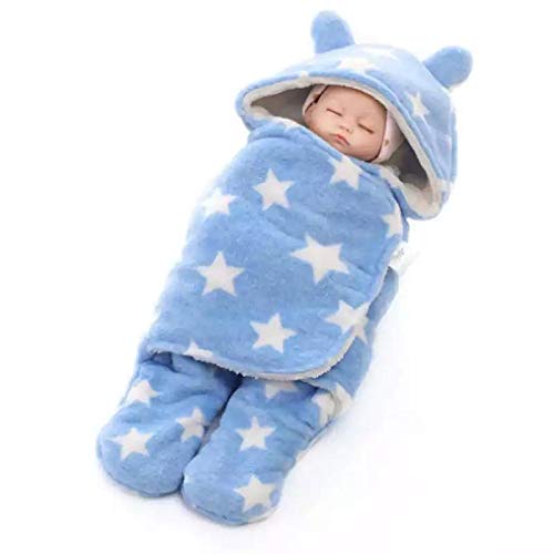 BRANDONN Baby Blanket Newborn Gift Pack of Swaddle Wrapper, 0-9 Months, Length 68 cm x Width 68 cm