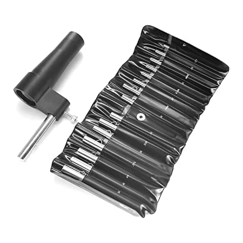 COSMOING Scope Boresighter Kit from .177 to .50 Caliber Precision Firearm Bore Sighting Optical Bore Sighter Kit with Arbors Cover