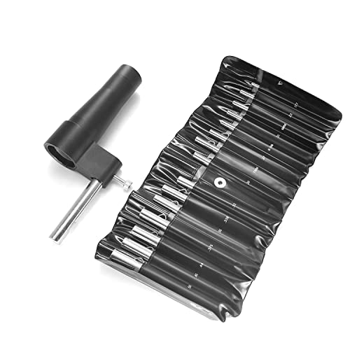 COSMOING Scope Boresighter Kit from .177 to .50 Caliber Precision Firearm Bore Sighting Optical Bore Sighter Kit with Arbors