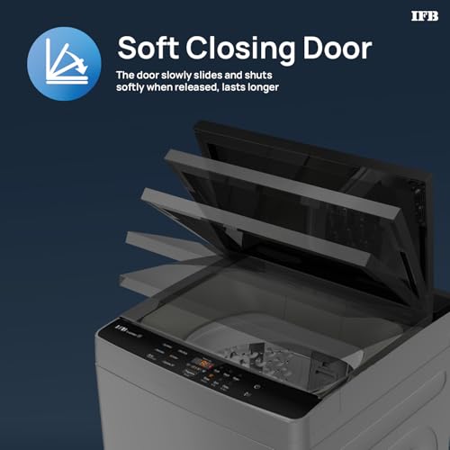 Image of IFB 6.5 Kg 5 Star with Deep Clean Technology, AI Powered, Fully Automatic Top Load Washing Machine (TL650MG1, ActivMix, Aqua Energie, Med Grey)