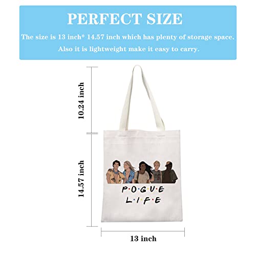 Outer Pogue Life Banks Zipper Pouch OBX North Carolina Friends John B JJ Pope Kiara Makeup Bag for Women (Pogue Tote EU) - Image 2