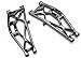 Traxxas 5533G Rear Suspension Arms in Exo-Carbon, Jato, 413-Pack