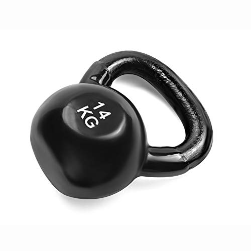 YDYY Kettlebell Peso, Kettlebell De Vinilo De Hierro Fundido Sólido con Mango...
