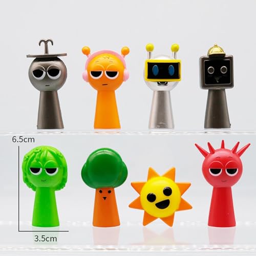 Image of ATORSE Sprunki Figures Set Gift Cute Cartoon Figurines for Kids Adults Fans Friend Style A|Toys & Hobbies