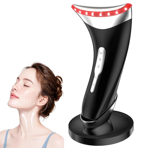 7-in-1 LED Facial and Neck Massager Device