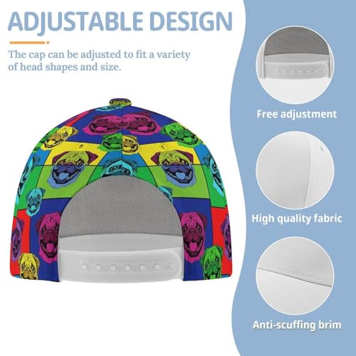 Boys and Girls Trucker Hat Baseball Cap, Sun Hat Unisex Adjustable Fishing Hat4