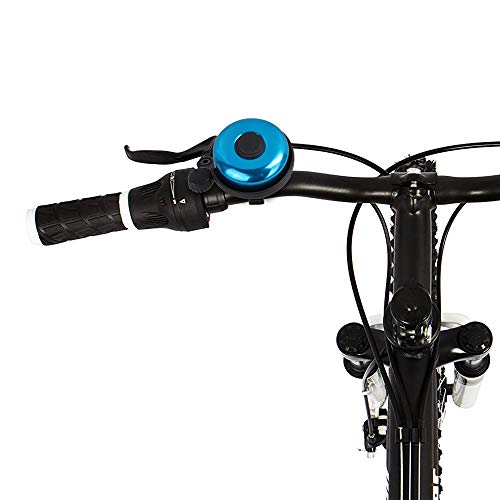 Image of MINI-FACTORY Bike Bell for Adults Kids, Loud Crisp Clear Sound Bicycle Bell for Outdoor Cycling Safe Ring Horn Cycling Accessories (Left-Hand Use)