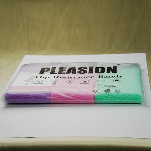 Fabric Resistance Bands for Working Out, 3 Levels Booty Bands for Women Men, Cloth Workout Bands Resistance Loop Exercise Bands for Legs Butt at Home Fitness, Yoga, Pilates