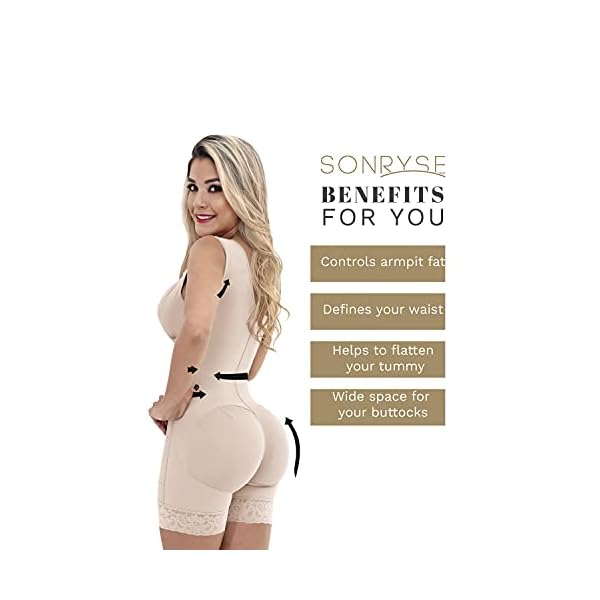 Sonryse-Fajas-Colombianas-Reductoras-y-Moldeadoras-Bra-Shapewear-Waist-Slimming-Girdles-for-Women Sonryse Faja Colombianas Post Surgery Compression Garment Stage 2 Fajas Reductoras y Moldeadoras