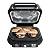 Ninja IG601 Foodi XL 7-in-1 Electric Indoor Grill Combo, use Opened or Closed, Air Fry, Dehydrate & More, Pro Power Grate, Flat Top Griddle, Crisper, Black, 4 Quarts