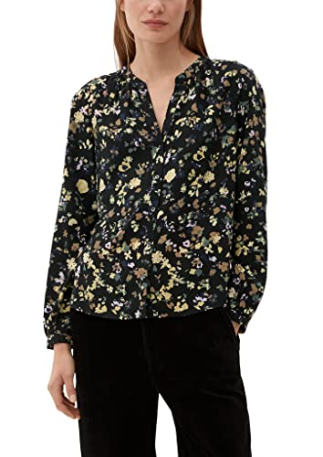s.Oliver Women's 2120806 Bluse, schwarz, 36 Cover