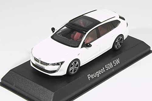 1/43 ノレブ　プジョー 508 SW GT ミニカー　パールホワイト Amazon | ノレブ 1/43 プジョー 508 SW GT 2018 パールホワイト