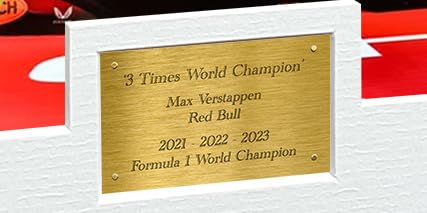 Kitbags & Lockers 12x8 A4 Max Verstappen 3 Times World Champion Winner Red Bull Autographed Signed Photo Photograph Picture Frame Racing Formula 1 F1 Poster Gift - Image 2