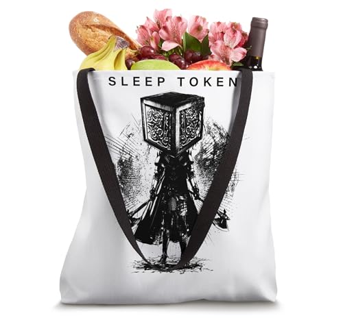 Sleep Token Axe Samurai Tote Bag miniatura 4