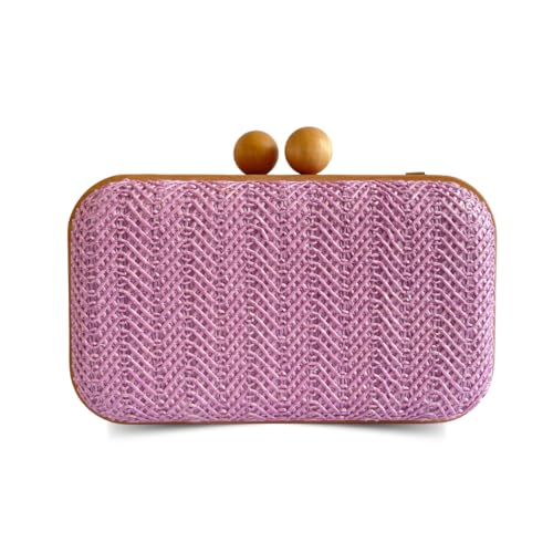 Bolsa Clutch Carteira De Festa Moderna Blogueira Helena (Lílas)