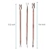 JUNHCZOY Cuticle Peeler Scraper Remove Gel Nail Polish and Cuticle Pusher and Spoon Nail Cleaner, Durable Pedicure Manicure Tools for Fingernails Toenails