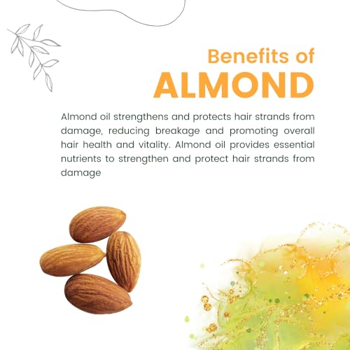 Image of Khadi Natural Honey, Vanilla & Almond Shampoo | Deep Nourishment & Smoothness | Khadi Herbal Shampoo | Sulfate, SLS & Paraben Free | Khadi Natural Shampoo for Men & Women - 420 ml