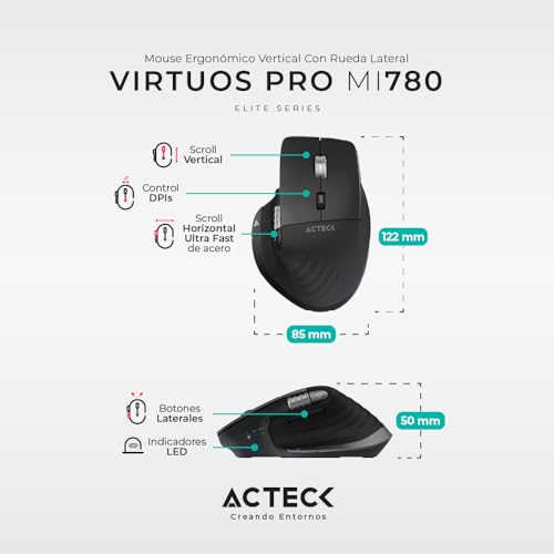 Accesorios De Computadoras, Personal Computer mouse acteck inalambrico Marca Acteck (3)