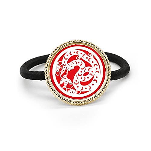 Regalo original de corbata de pelo de metal de plata con serpiente del zodíaco para ocasiones