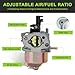 Harbot Carburetor for Harbor Freight Chicago Predator 4000 3000 3050 3200 4375 Watts Generator Powered by A 212CC 208CC 7HP 6.5HP Engine Parts with Fuel Filter Spark Plug