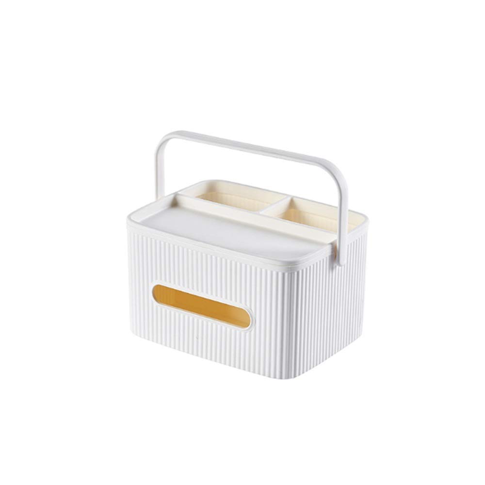 JINGYAN Storage Boxes Paper Towel Storage Box, Household Multifunctional Debris Remote Control, Paper-pumping Coffee Table Desktop Sorting