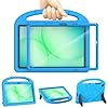 Funda infantil para Samsung Galaxy Tab A11+/A11 Plus de 11 pulgadas 2025 y A9+/A9 Plus 2023, protector de pantalla integrado, resistente a los golpes, ligero y portátil, funda apta para niños, color