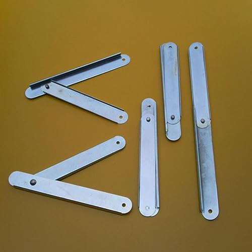Image of 2X Herringbone Ladder Rod Attachment Metal Step Ladder Hinge Replacement 31 Holes |Home & Garden | Tools | Ladders