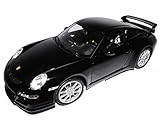 porsche cayman 1/18 welly  Welly Porsche 911 997 GT3 Schwarz 2004-2011 1/18 Modell Auto mit individiuellem Wunschkennzeichen