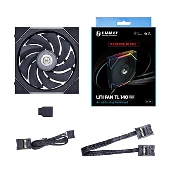 PC用ファン・クーラー LIANLI UNIFAN TL LCD, TL REVERSE BLADE Amazon.com: Lian-Li UNI FAN TL 140mm RGB Case Fan with