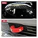 2pcs Silicone Trailer Tow Hook Covers Silverado 1500 (2007-2025) - Easy Install Red Car Accessories